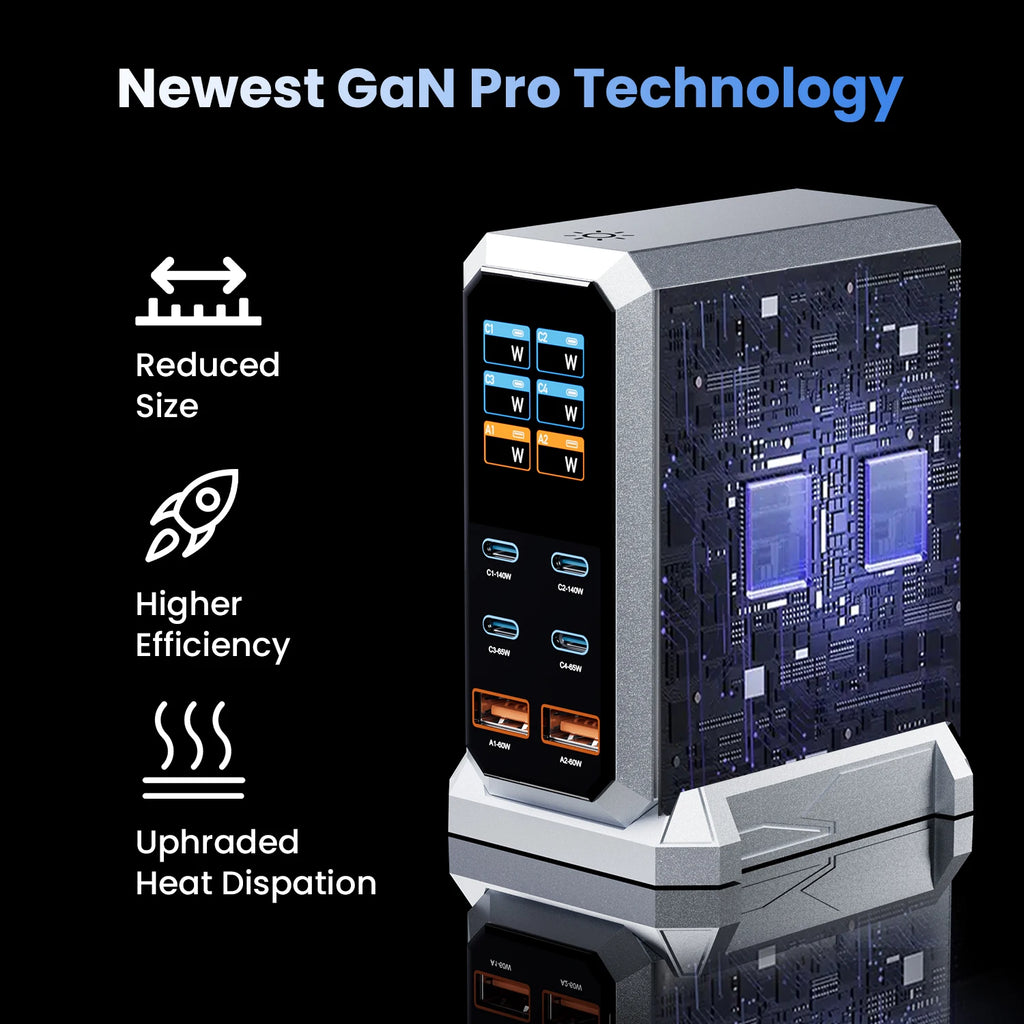 240W GaN 6-Port Fast Charger