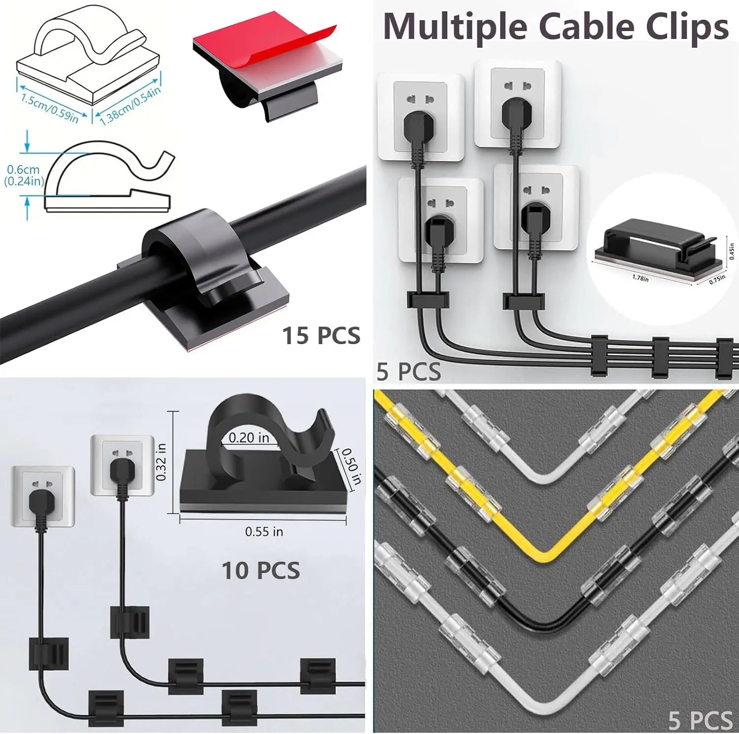 328PCS Cable Management Kit