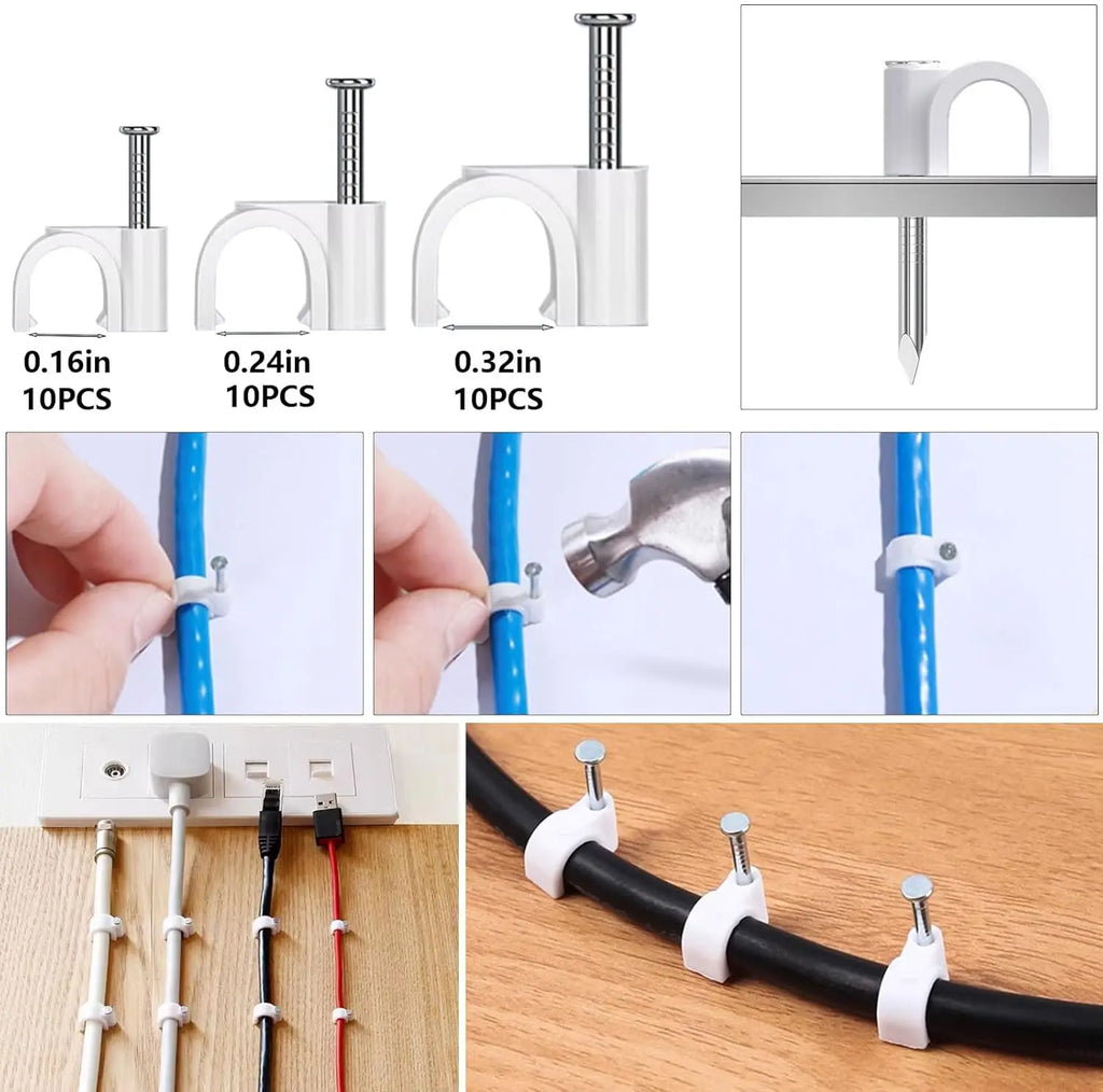 328PCS Cable Management Kit